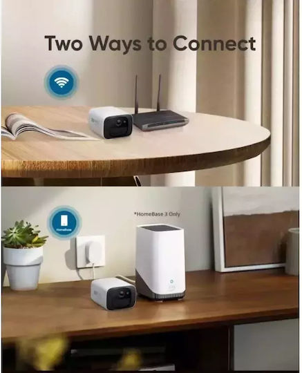 Eufy SoloCam C210 IP Überwachungskamera Wi-Fi Full HD+ 4MP Wasserdicht Batteriebetrieben mit Zwei-Wege-Kommunikation