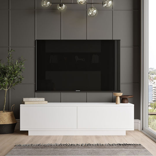 Brent Επιδαπέδιο Λευκό 140x35.5x38.2εκ. Brent Επιδαπέδιο Λευκό 140x35.5x38.2εκ.