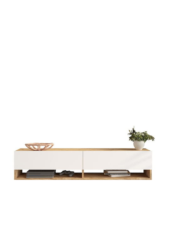 TV Stand Solva Pine L140xW31.6xH29.6cm