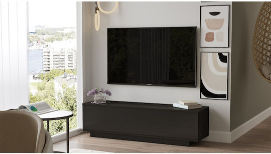 TV-Ständer Brent Schwarz M140xP35.5xH38.2cm