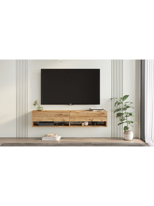 TV Stand Solva Pine L140xD31.6xH29.6cm