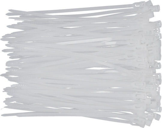 Yato Δεματικό Καλωδίων Πλαστικό 450mmx7.6mm σε Λευκό χρώμα (1τμχ) (YT-70668)