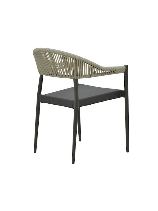 Set Outdoor Dining Kliton- Elation Charcoal 5pcs