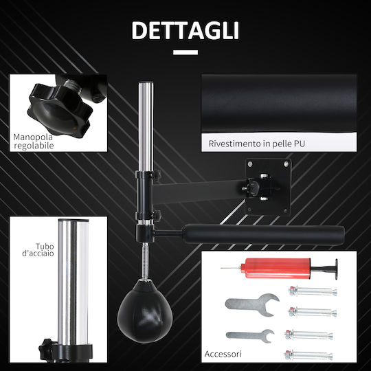 HomCom Σάκος Ταχύτητας με Ύψος 79cm Μαύρος