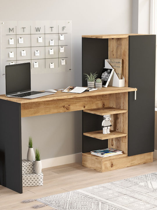 Домашно бюро Camden Дървено Pine/black 152.3x40x120бр