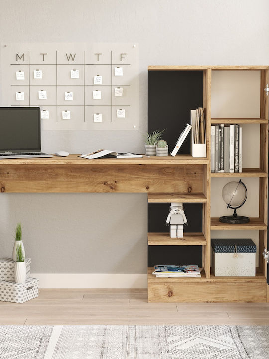 Домашно бюро Camden Дървено Pine/black 152.3x40x120бр