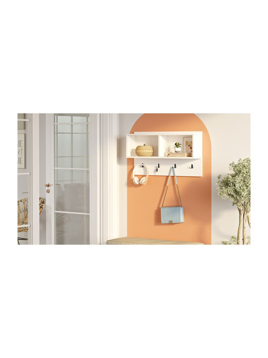 Dalston Entry Furniture with Hanger White 92x18.8x51cm