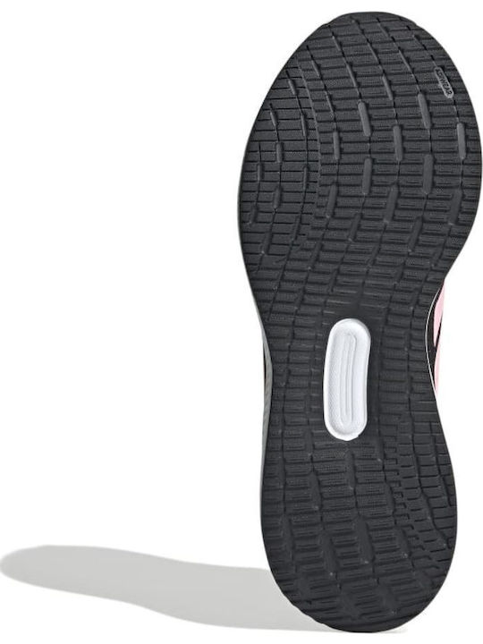 Runfalcon 5 Αθλητικά Παιδικά Παπούτσια Running με Κορδόνια Core Black / Pink Spark / Silver Metallic