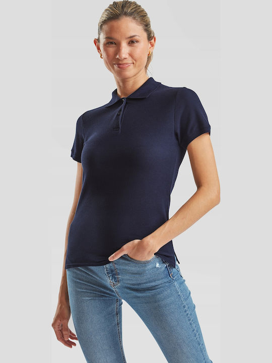 Fruit of the Loom Γυναικείο Διαφημιστικό T-shirt Κοντομάνικο Deep Navy