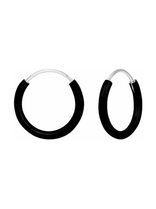 ASIMI Single Earring Hoop made of Silver 12mm