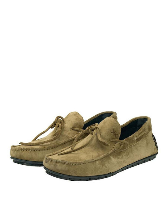 Kricket Men's Synthetic Leather Moccasins Green