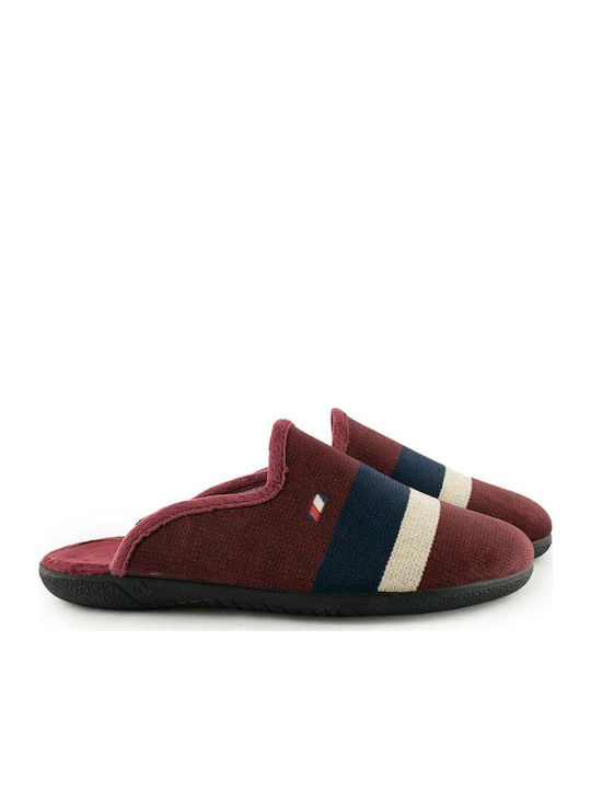 Adam's Shoes Men's Slipper Burgundy