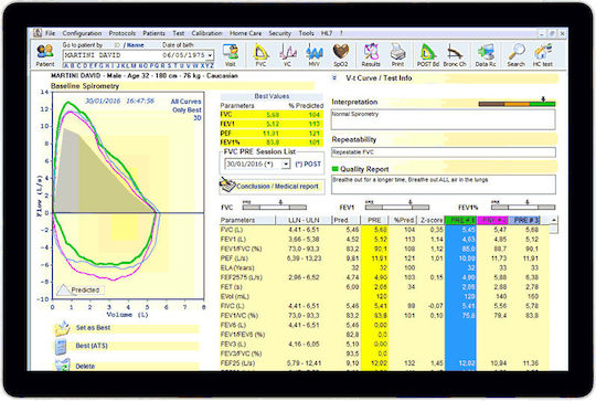 MIR Spirometer Minispir New with Turbo