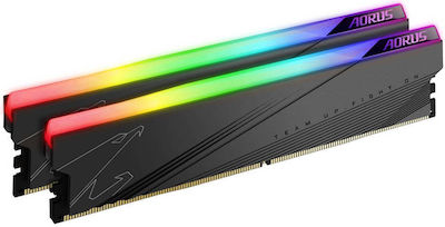 Gigabyte Aorus RGB 32GB DDR5 RAM cu 2 module (2x16GB) și Viteză