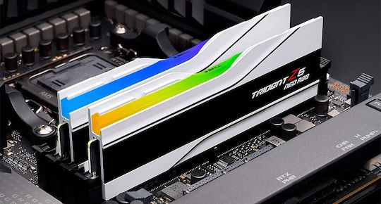 G.Skill Trident Z5 Neo RGB DDR5 32GB RAM με 2x16GB Modules και Ταχύτητα 6400 για Desktop