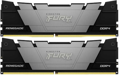 Kingston Fury Renegade 16GB DDR4 RAM mit 2 Modulen (2x8GB) und Geschwindigkeit 3200 für Schreibtisch