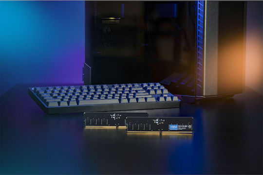 Crucial DDR5 64GB RAM with 2x32GB Modules and Speed 5600 for Desktop
