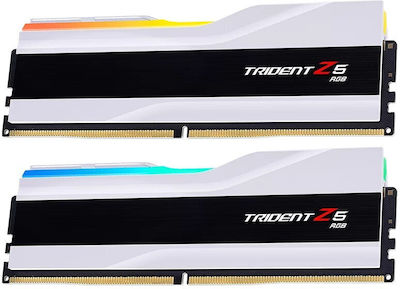 G.Skill Trident Z5 32GB DDR5 RAM με 2 Modules (2x16GB) και Ταχύτητα 6400 για Desktop