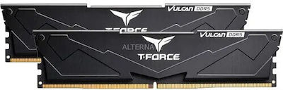 TeamGroup T-Force Vulcan 32GB DDR5 RAM mit 2 Modulen (2x16GB) und Geschwindigkeit 5600 für Schreibtisch