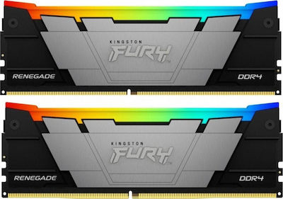 Kingston Fury Renegade 32ГБ DDR4 RAM с 2 модула (2x16GB) и Скорост 3600 за Настолен компютър