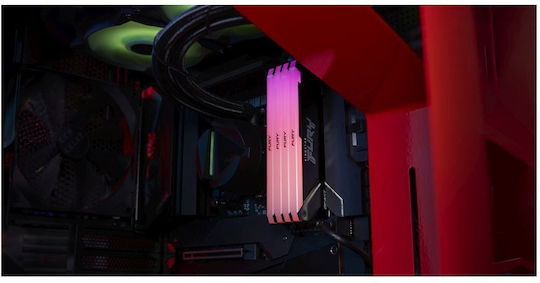 Kingston Fury Beast RGB DDR4 with Module 1x8GB and Speed 3600 for Desktop