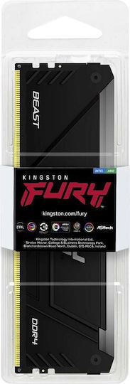 Kingston Fury Beast DDR4 with Module 1x16GB and Speed 3600 for Desktop