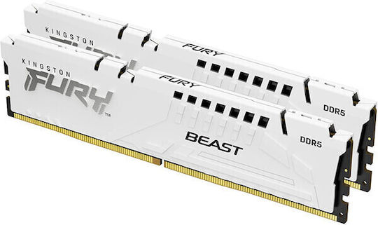 Kingston Fury Beast DDR5 64GB RAM με 2x32GB Modules και Ταχύτητα 5200 για Desktop