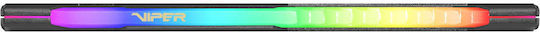 Patriot Viper Steel RGB DDR4 με Module 1x8GB και Ταχύτητα 3600 για Desktop