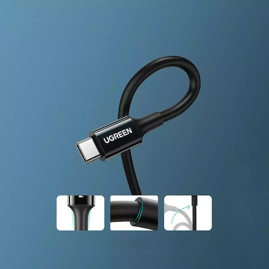 Ugreen US300 USB 2.0 Cable USB-C Male - USB-C 100W Black 2m 80372