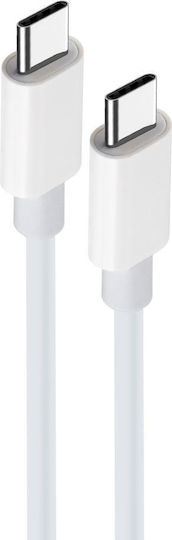 Maxlife USB 2.0 Cable USB-C Male - USB-C 60W White 2m