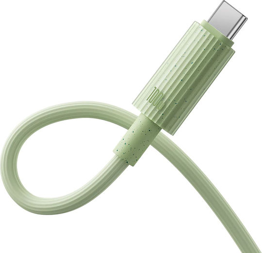 Baseus Series USB 2.0 Кабел USB-C Мъжки - USB-C 100W PD Зелен 2m P10360202631-01