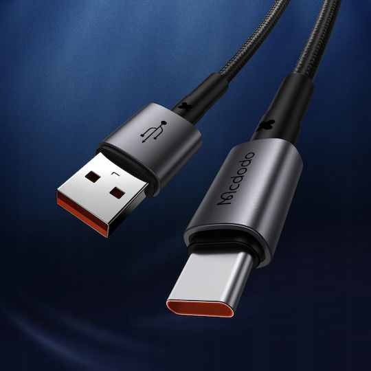 Mcdodo CA-3590 USB 2.0 Cable USB-C male - USB-A 100W PD Μαύρο 1.2m CA-3590