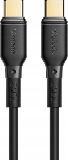 Mcdodo CA-3311 USB 2.0 Cable USB-C male - USB-C 240W PD Μαύρο 2m CA-3311