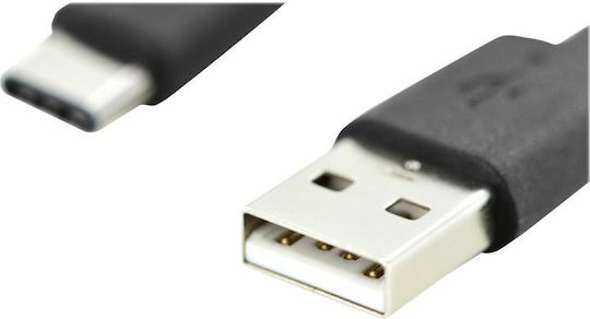 Digitus USB 2.0 Кабел USB-C Мъжки - USB-A Захранване PD Черен 1м AK-300154-010-S
