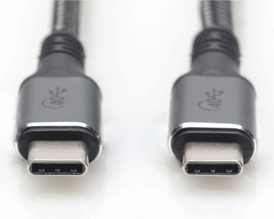 Digitus USB 4 Video Cable USB-C male - USB-C 100W PD Μαύρο 1m DB-300443-010-S