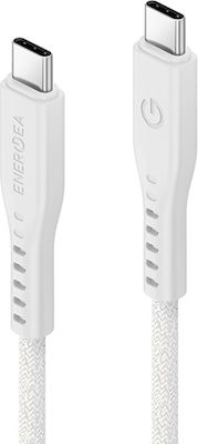 Energea USB 2.0 Cable USB-C male - USB-C 240W White 1.5m