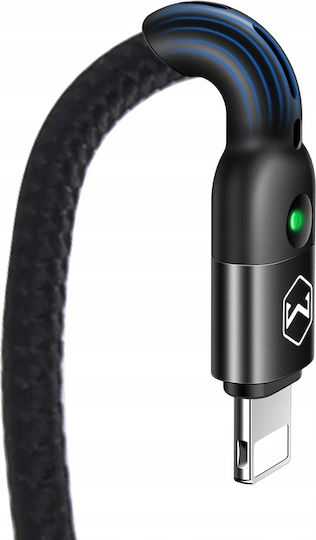 Mcdodo Spiral USB-A to Lightning Cable Μαύρο 1.8m (CA-6410)