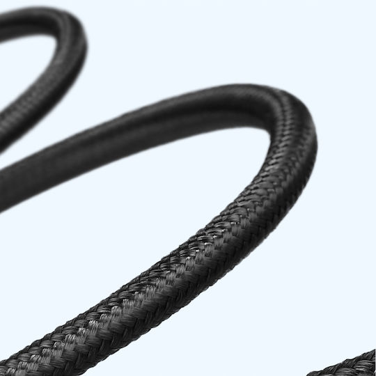 Mcdodo CA-2260 Braided USB-A to Lightning Cable Μαύρο 0.2m