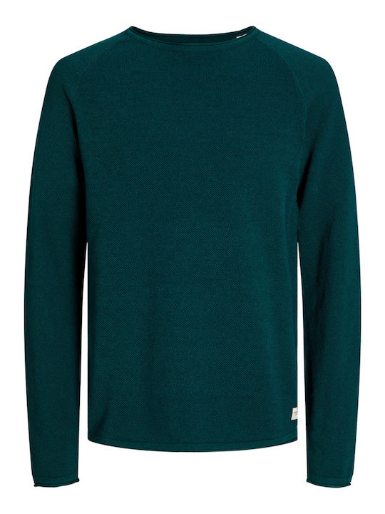 Long Sleeve Sweater Deep Teal Twist
