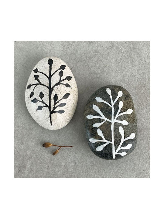 Βότσαλο Λευκό Twig Leaves