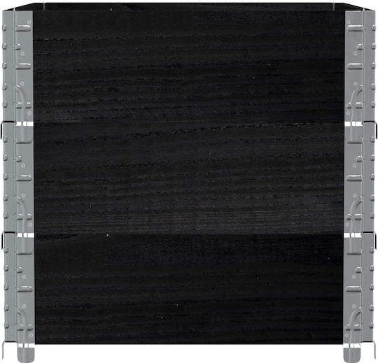vidaXL Pallet Collar 80cmx60cmx60.5cm 3pcs