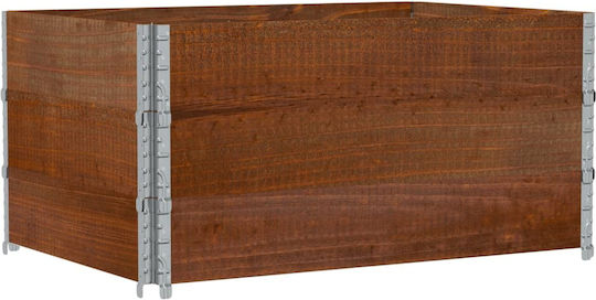 vidaXL Pallet Collar 120cmx80cmx60.5cm 3pcs