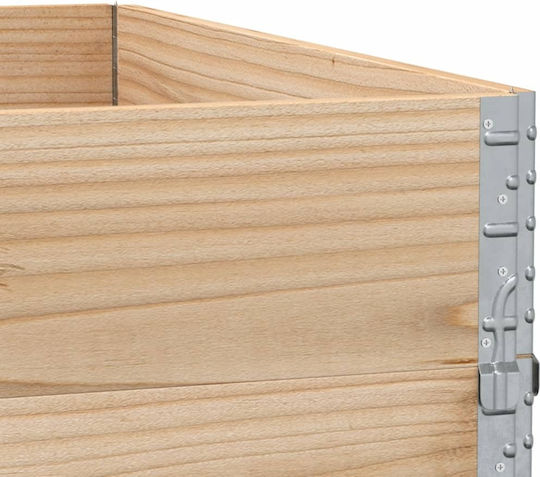 vidaXL Κολάρα Παλέτας 100x100x60.5εκ. 3τμχ