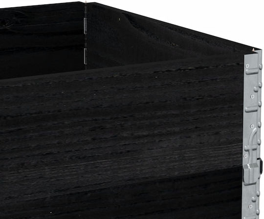 vidaXL Pallet Collar 80cmx60cmx60.5cm 3pcs