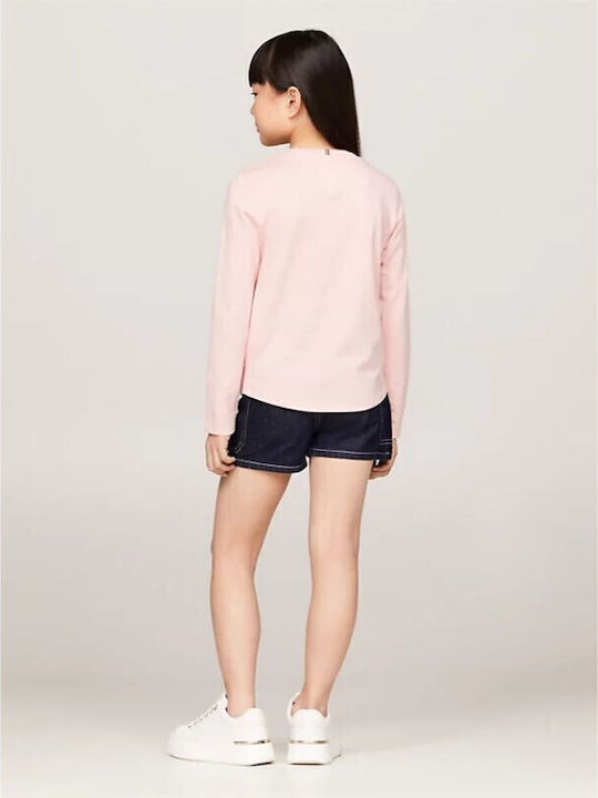 Kinderhemd Langarm Rosa ESSENTIAL