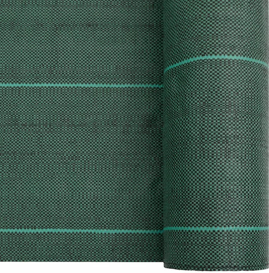vidaXL 4005251 Ground Cover Fabric 1x50m Green