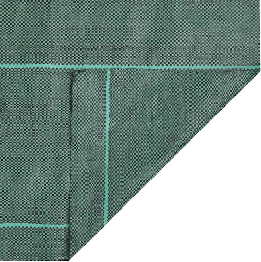 vidaXL 4005251 Ground Cover Fabric 1x50m Green