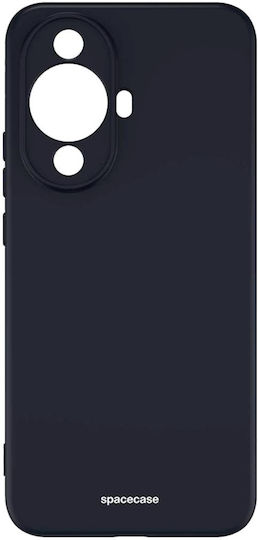 Spacecase Silicone Umschlag Rückseite Silikon Schwarz (Huawei Nova 12s)