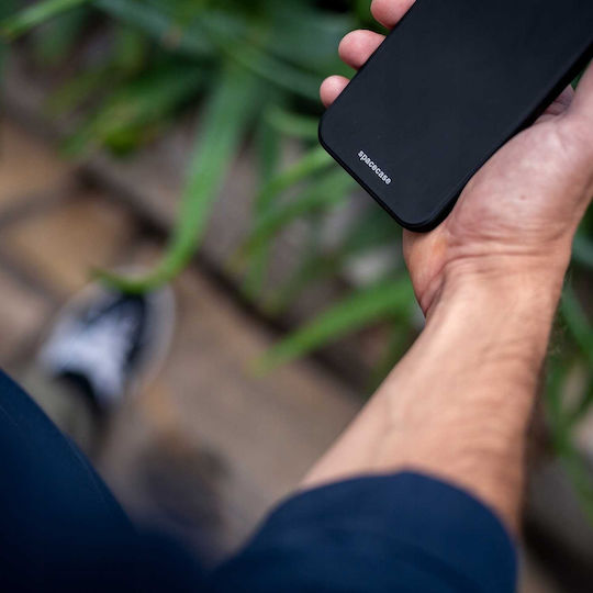 Spacecase Silicone Umschlag Rückseite Silikon Schwarz (Huawei Nova 12s)