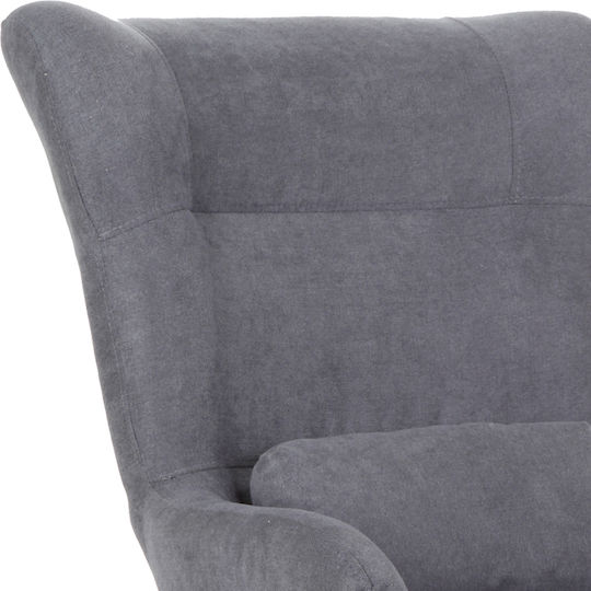 Rimbo Armchair Light Grey-black 66x81x102cm